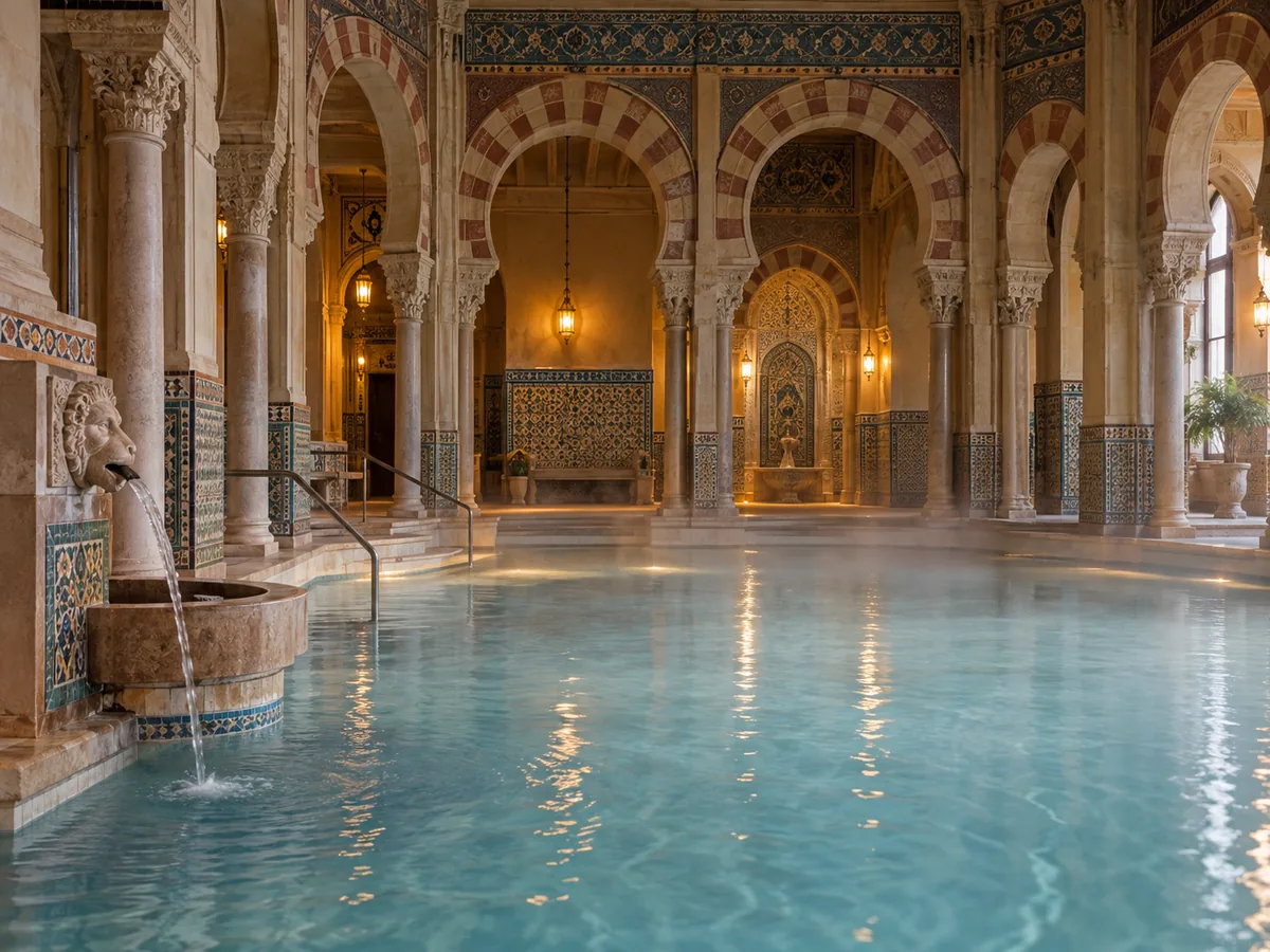 Eines der zwölf Becken im Palais Thermal in Bad Wildbad